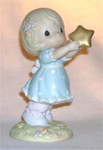 Enesco Precious Moments Figurine - Reach For The Stars