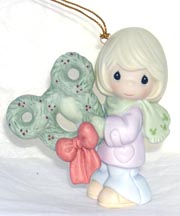 Enesco Precious Moments Ornament - Oh Boy! It Must Be Christmas