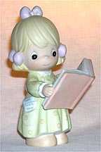 Enesco Precious Moments Figurine - A Collection Of Precious Moments  with book