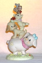 Enesco Precious Moments Figurine - Life Would Be The Pits Without Friends