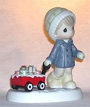 Enesco Precious Moments Figurine - Delivering Smiles Is The Best Gift Of All