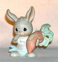 Enesco Precious Moments Figurine - Somebunny Cares