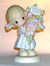Enesco Precious Moments Figurine - Thanks A Bunch