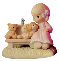 Enesco Precious Moments Figurine - There's Always Room For A New Friend