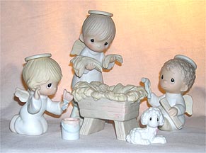 Enesco Precious Moments Figurine - Prepare Ye The Way Of The Lord