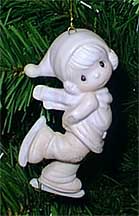 Enesco Precious Moments Ornament - Dropping In For Christmas