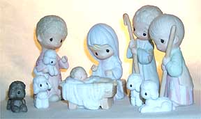 Enesco Precious Moments Figurine - Come Let Us Adore Him