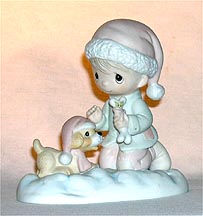 Enesco Precious Moments Figurine - Wishing You A Season Filled With Joy