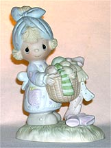 Enesco Precious Moments Figurine - Be Not Weary In Well Doing