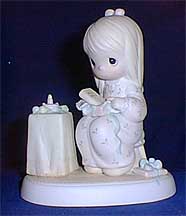 Enesco Precious Moments Figurine - May Your Christmas Be Blessed