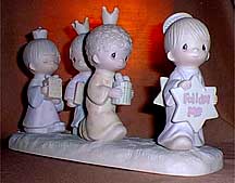 Enesco Precious Moments Figurine - They Followed The Star