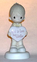 Enesco Precious Moments Figurine - God Is Love, Dear Valentine