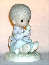 Enesco Precious Moments Figurine - I Believe In Miracles