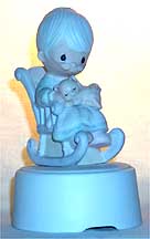 Enesco Precious Moments Musical - The Purr-Fect Grandma