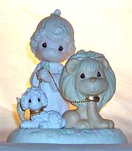 Enesco Precious Moments Figurine - And A Child Shall Lead Them