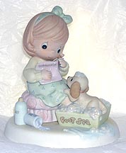 Enesco Precious Moments Figurine - You Are My In-Spa-Ration