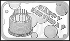 Happy Birthday Silver Medallion