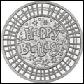 Baby's First Birthday - Clown Silver Medallion
