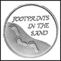 Footprints in the Sand Silver Medallion