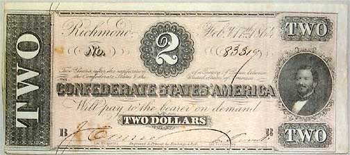 Confederate States Currency photo
