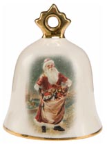 2018 Santa Claus Annual Christmas Bell Ornament