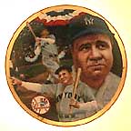 Babe Ruth's Called Shot collector plate by Terrence Fogarty