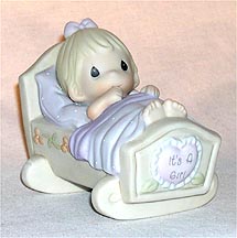 Enesco Precious Moments Figurine - It's A Girl